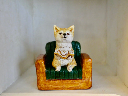 本を読むイヌ 〜Animal Book Club〜(受注制作)